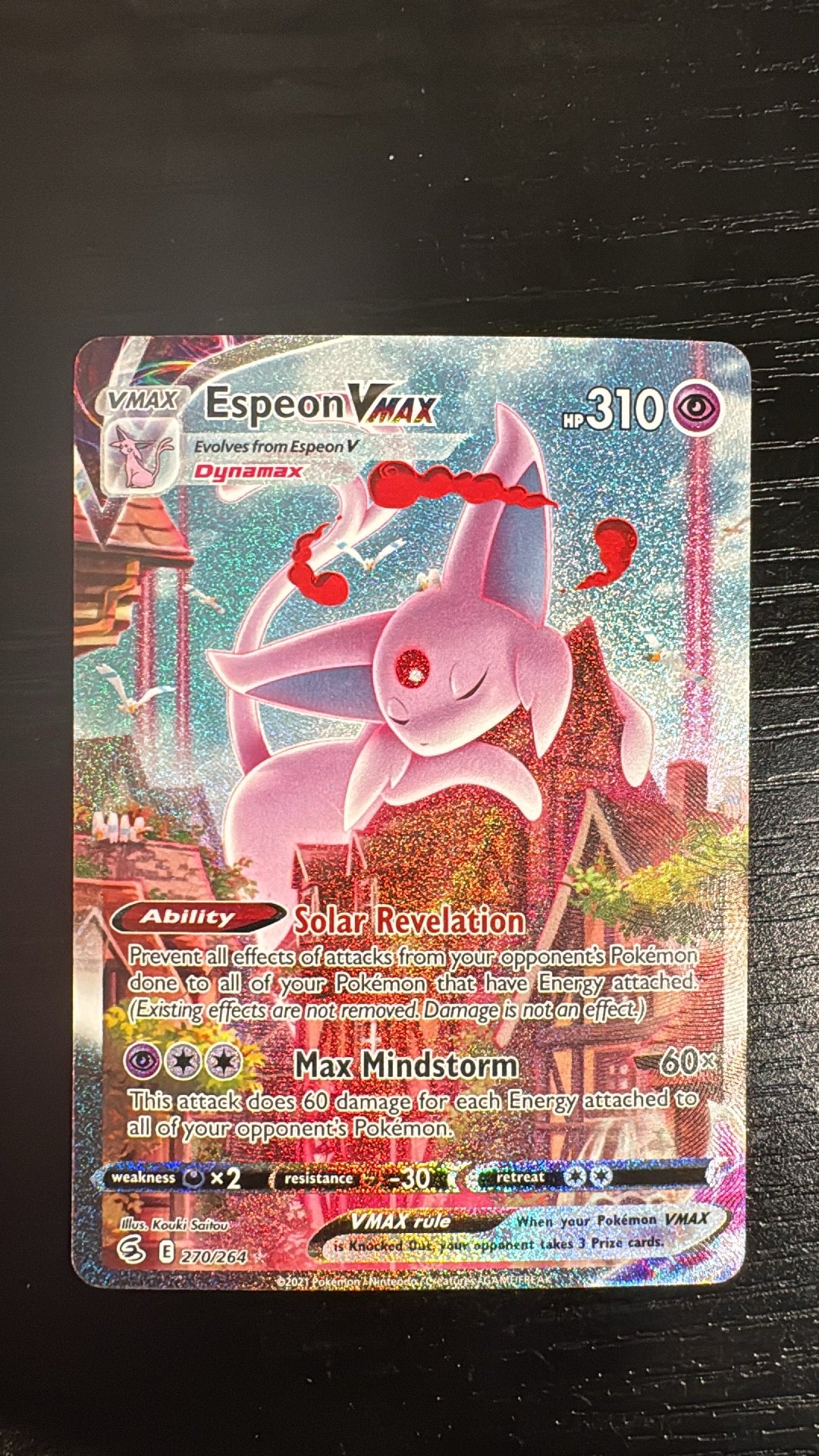 Espeon Vmax Fusion Strike Alt Art 270/264 NM