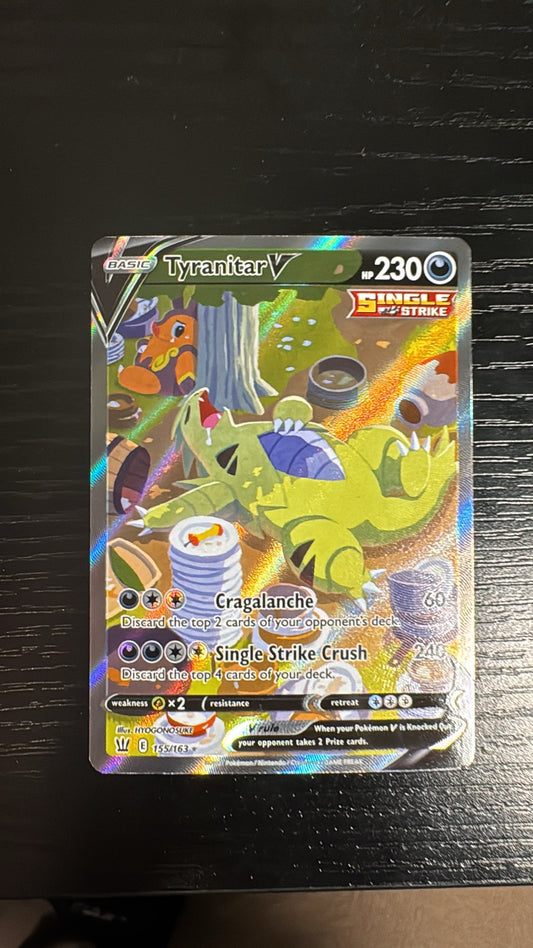 Tyranitar V battle styles alt art NM 155