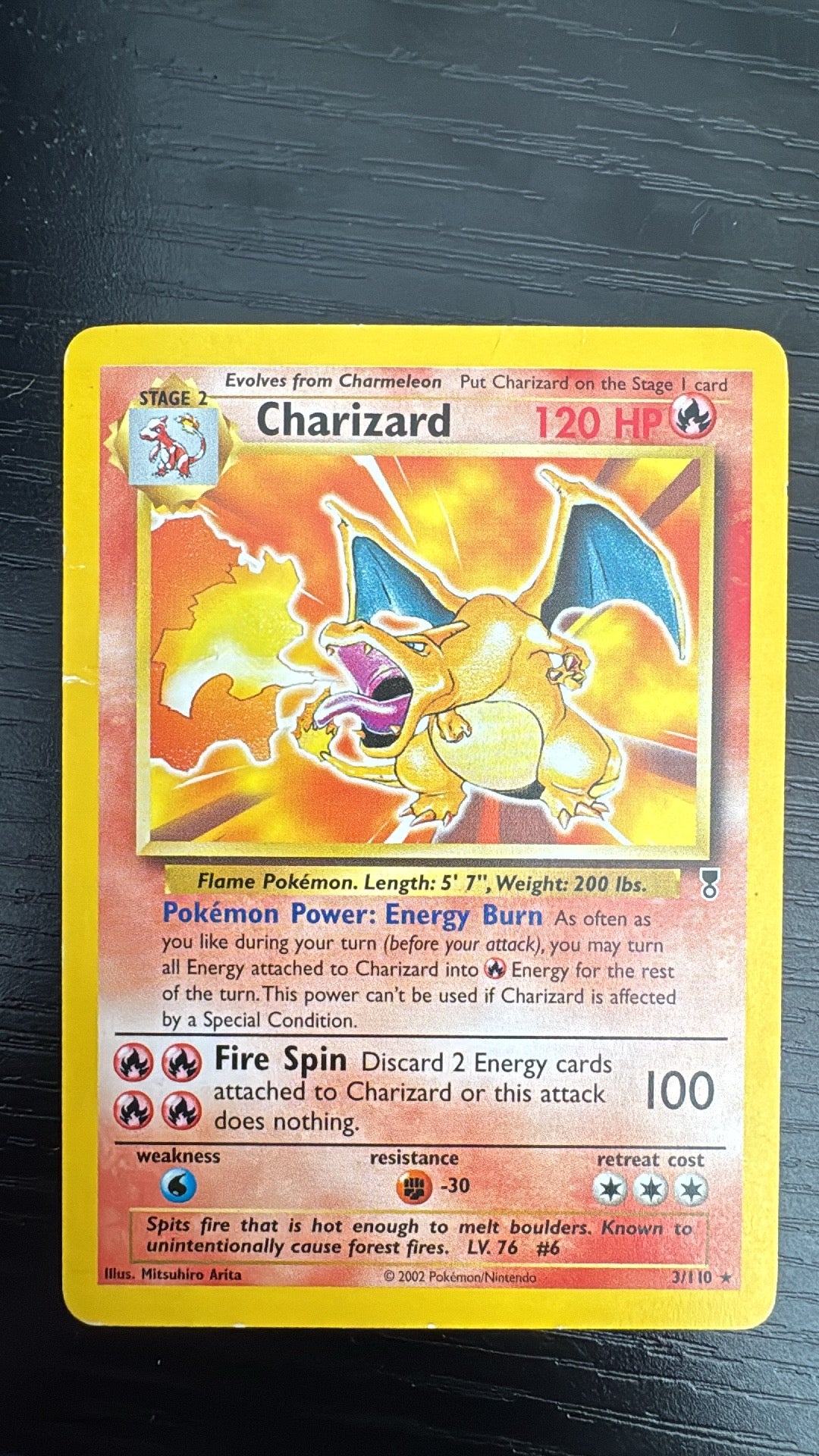 Pokémon Legendary Collection Charizard Theme deck non holo DMG