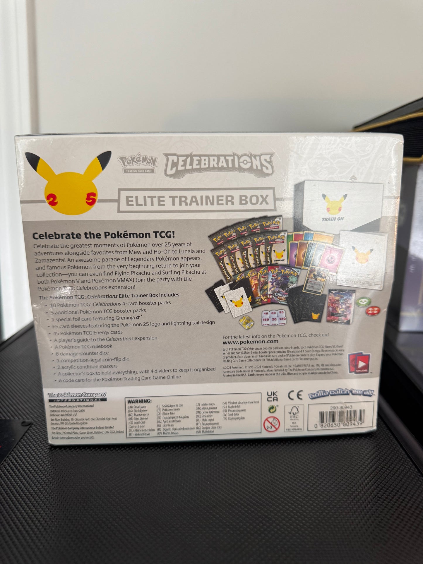 Pokemon Celebrations Elite trainer box