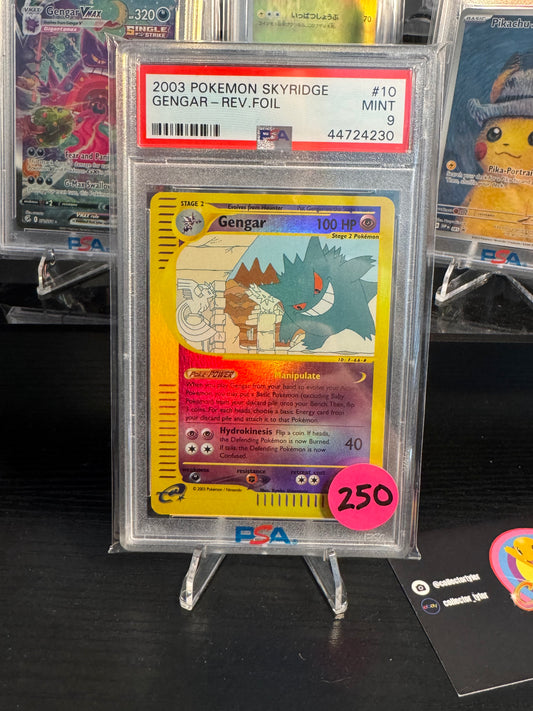 PSA 9 Skyridge Gengar Rev holo Mint