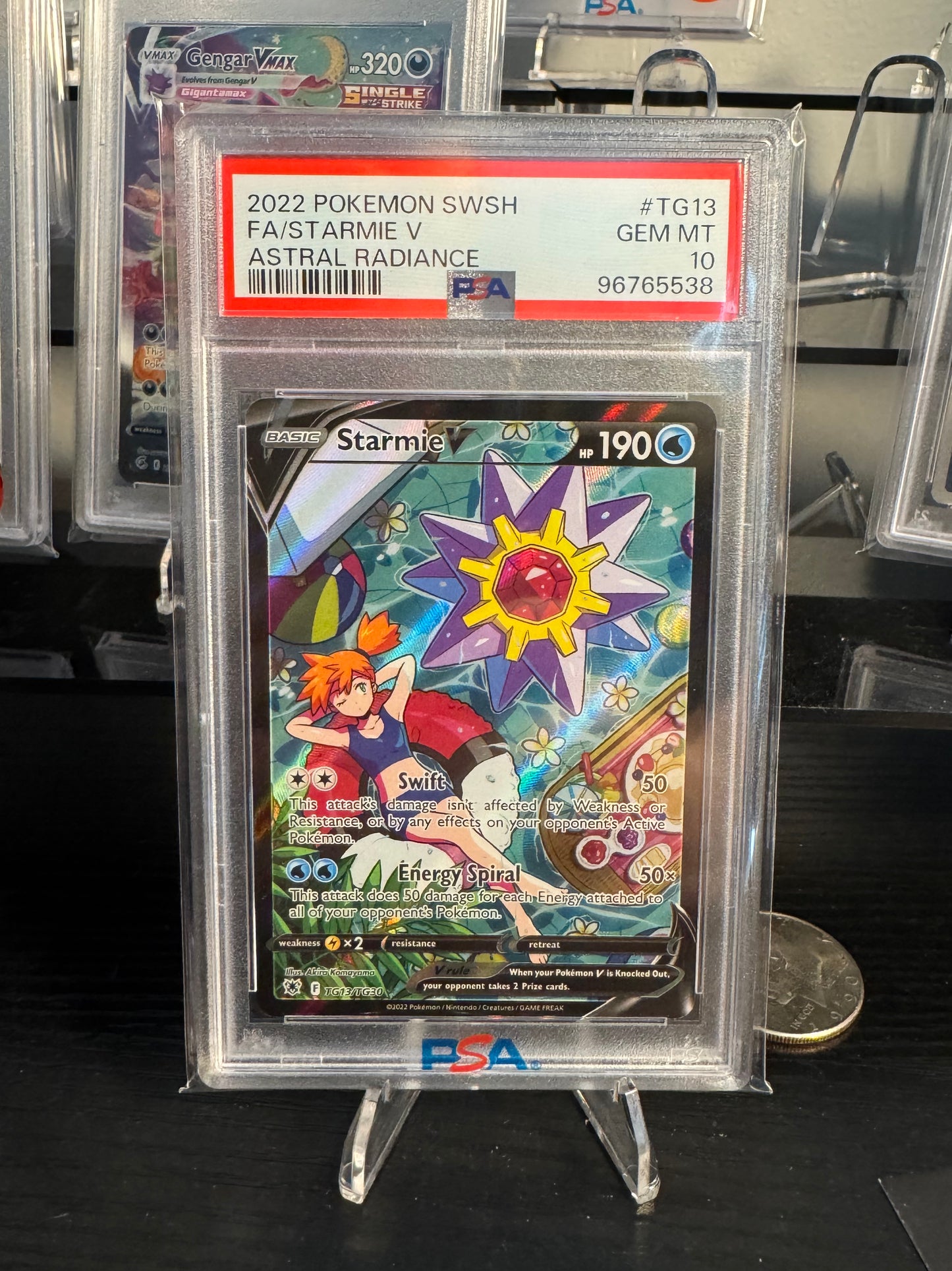 PSA 10 Starmie V Astral radiance F/A