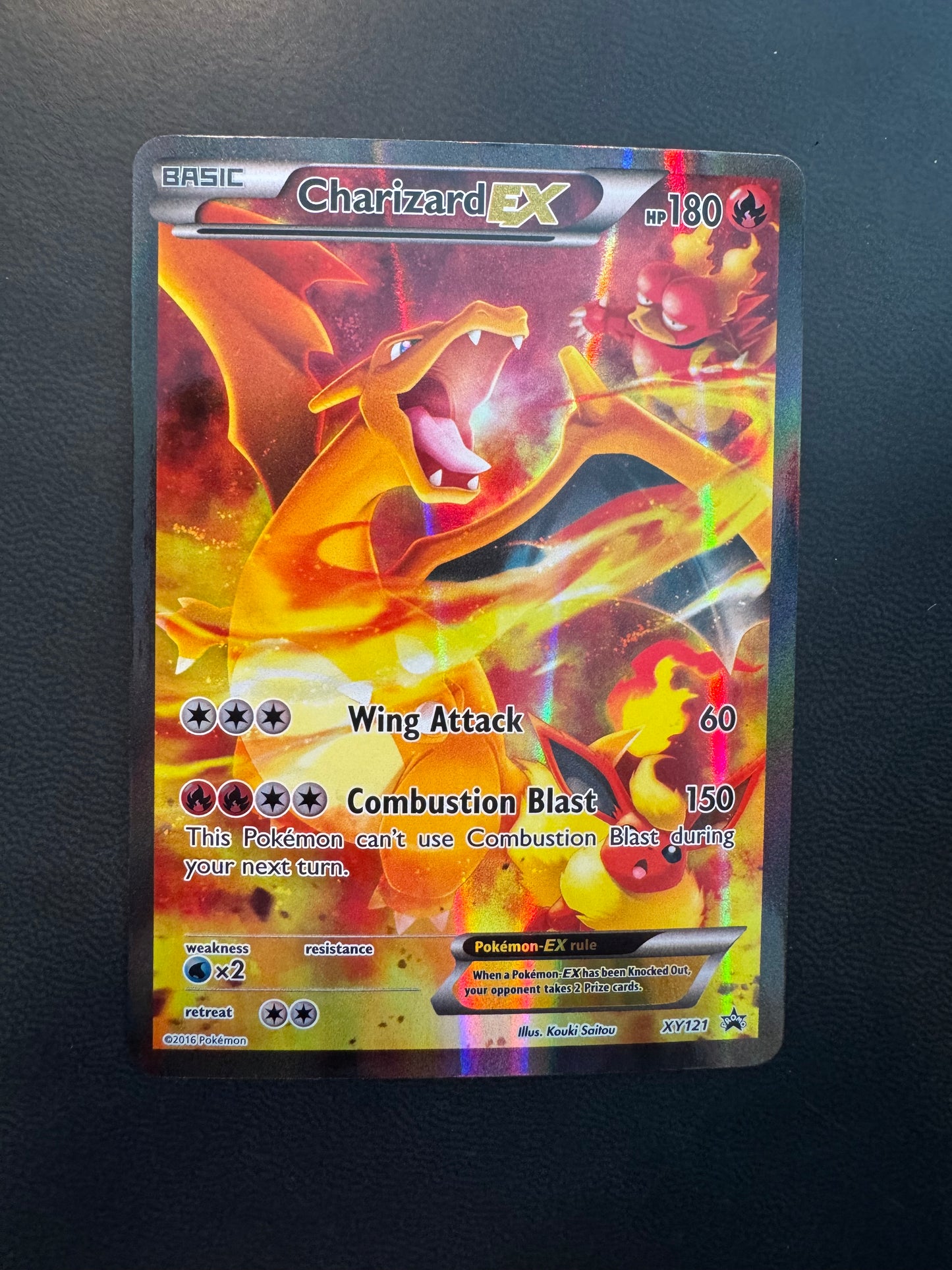 Charizard ex XY121 promo HEAVY PLAY