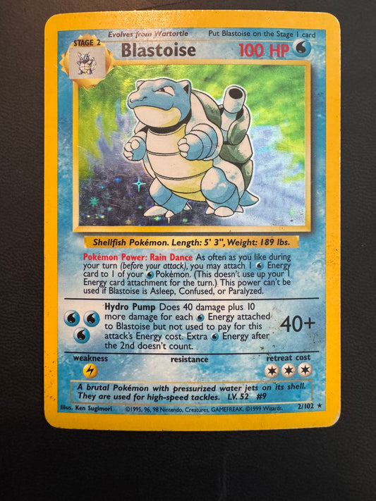 Blastoise base set unlimited DMG holo