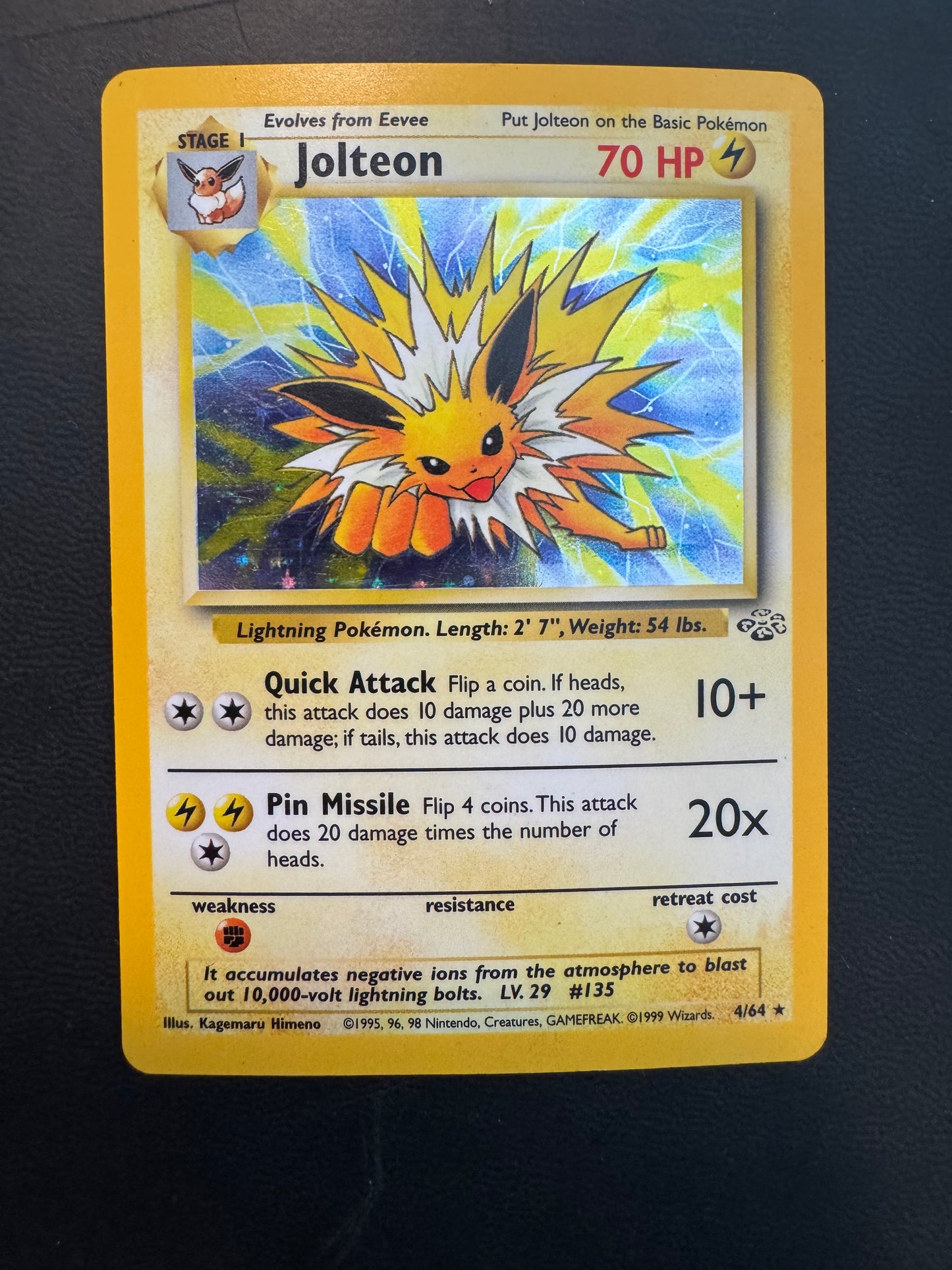 Jolteon Jungle Holo LP