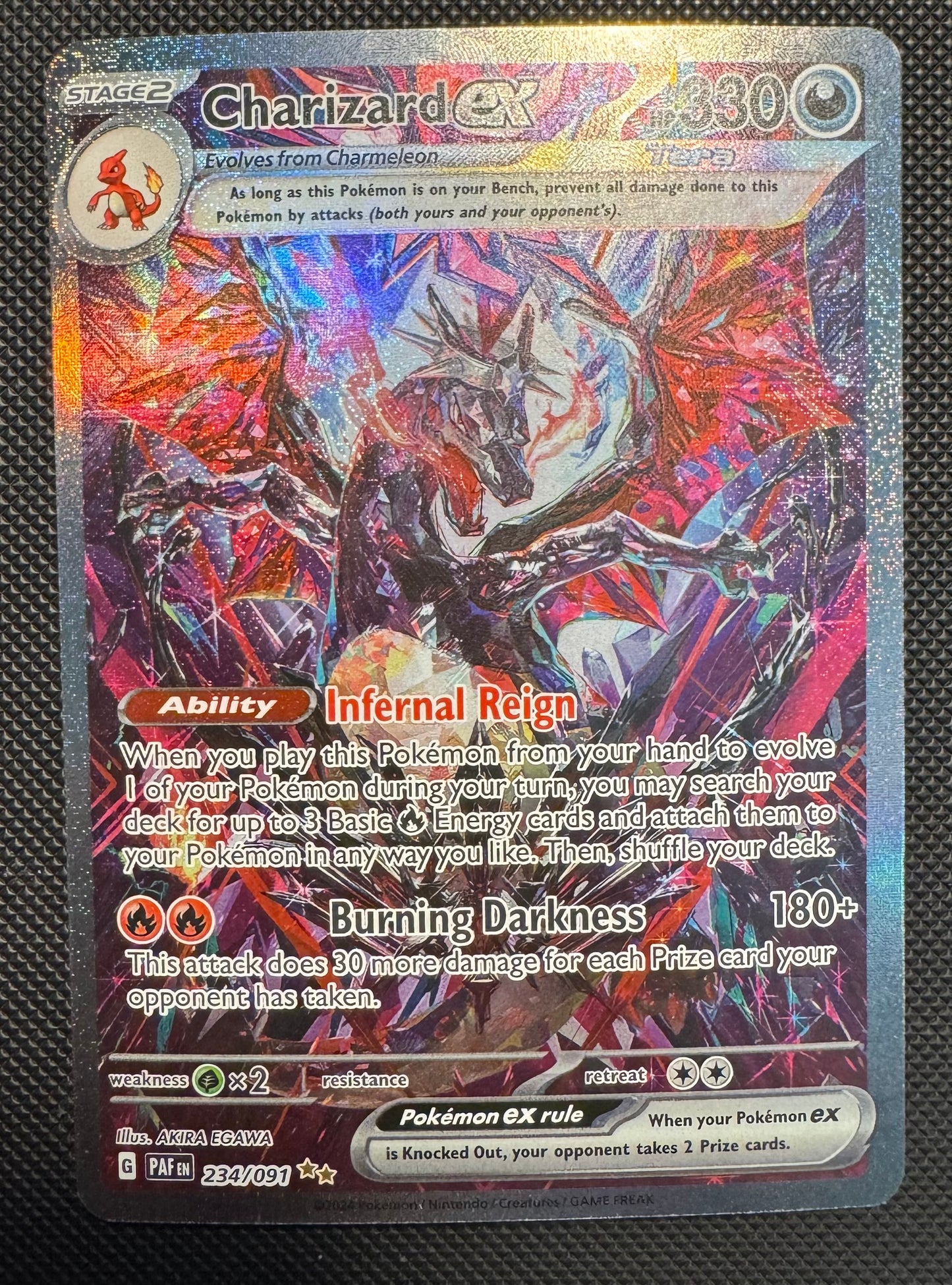 Charizard ex Paldean Fates 234 SIR NM