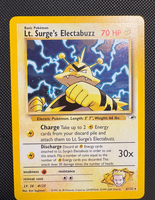 LT. Surge’s Electabuzz Holo Gym Hero’s NM