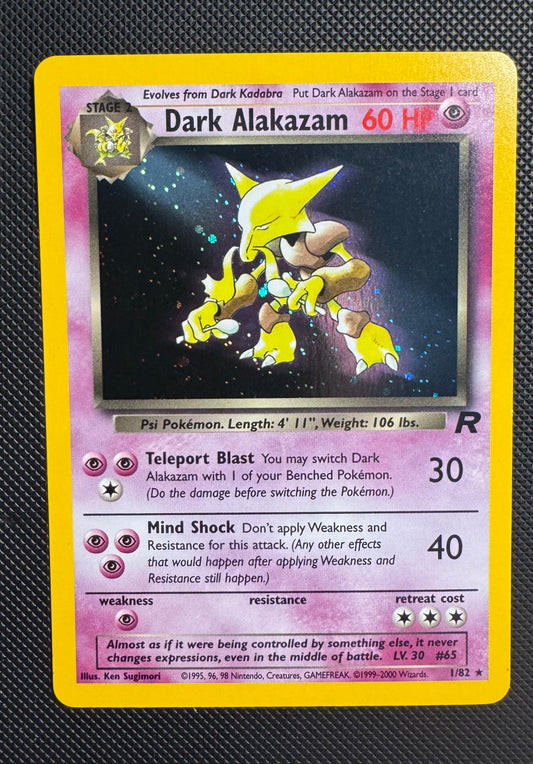 Dark Alakazam Team Rocket Holo LP