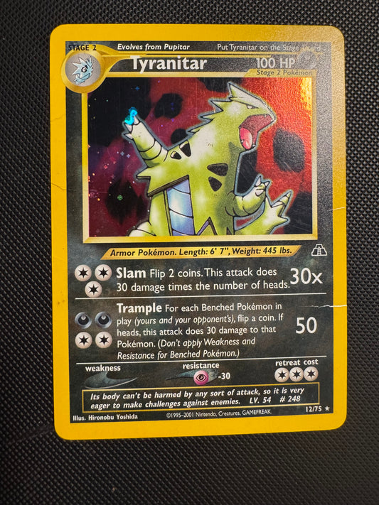 Neo Discovery Tyranitar Holo DMG