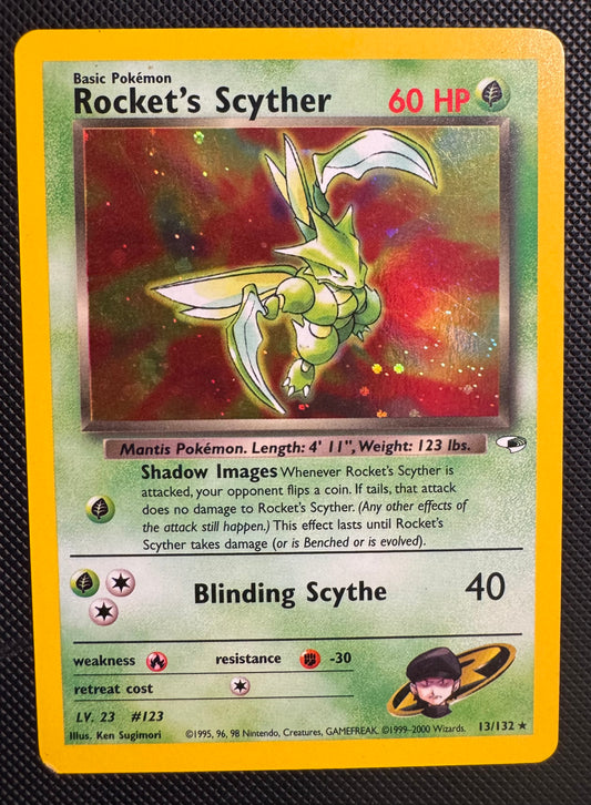 Rockets Scyther Gym Heroes Holo LP