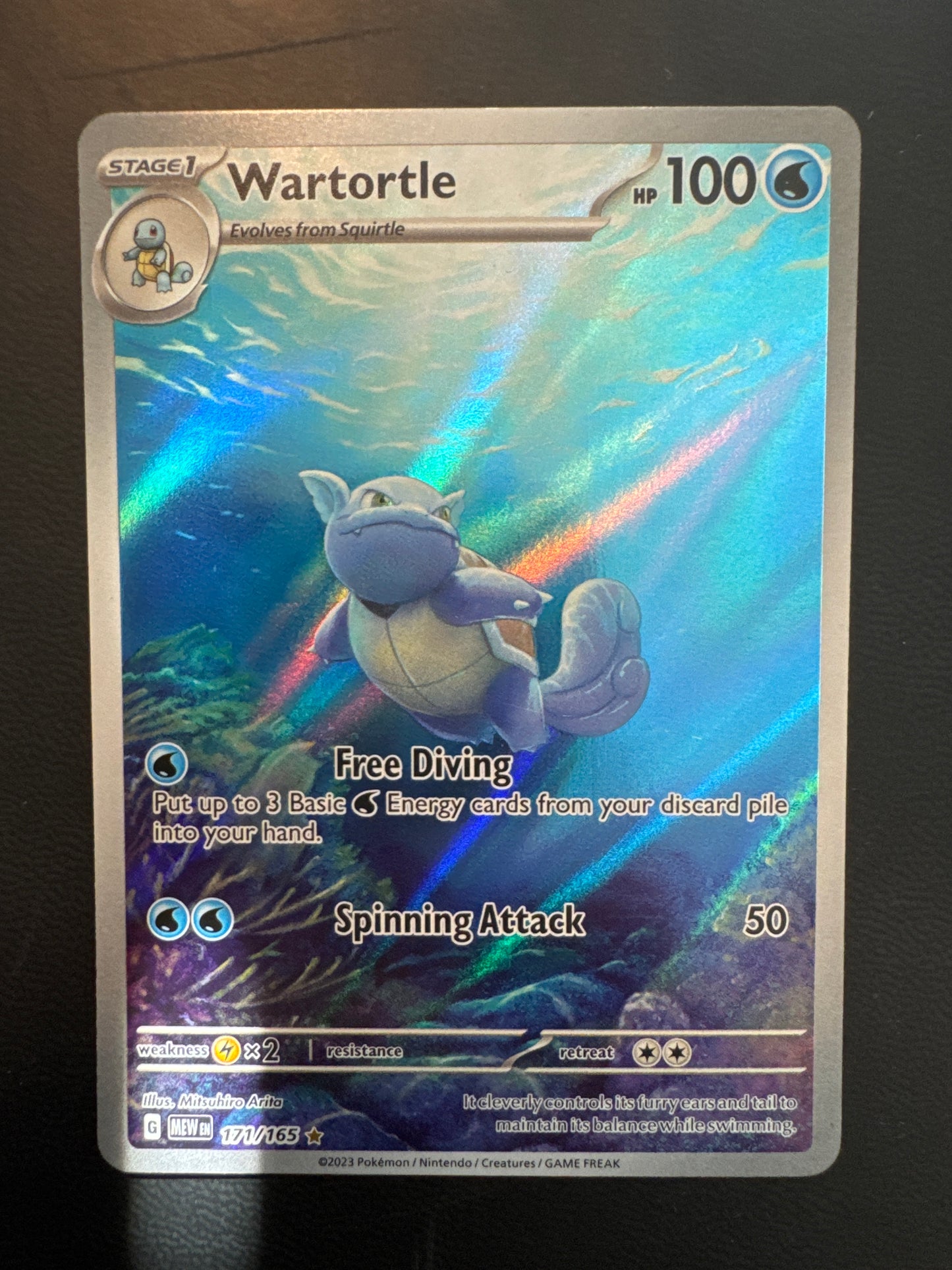 Wartortle 151 IR 171/165 NM