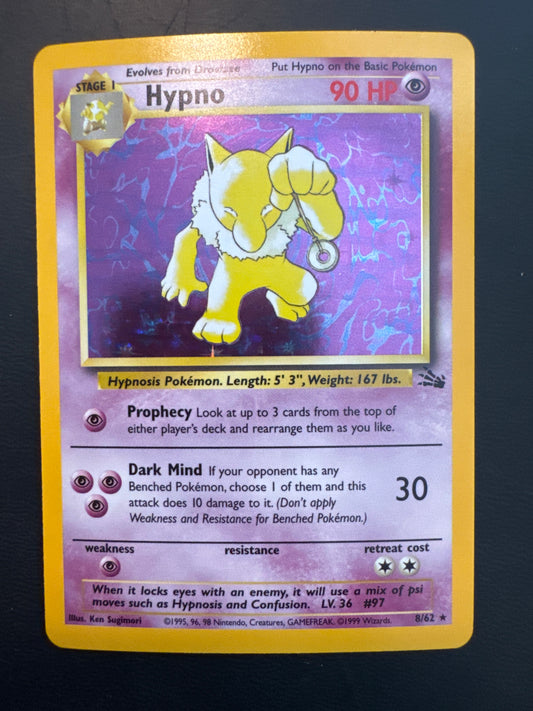 Fossil Hypno Holo 8/62 NM