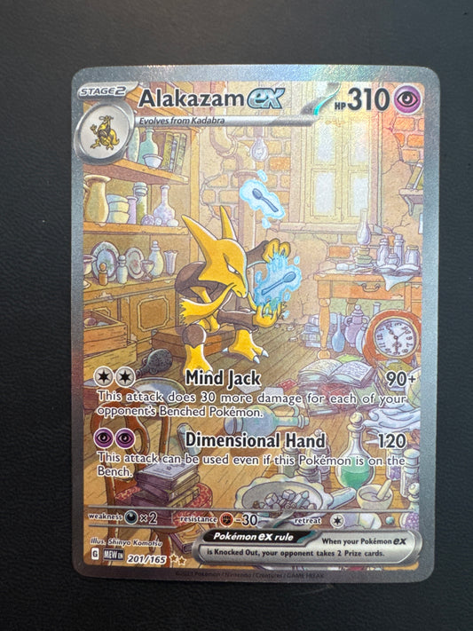 151 Alakazam Ex SIR 201/165 NM