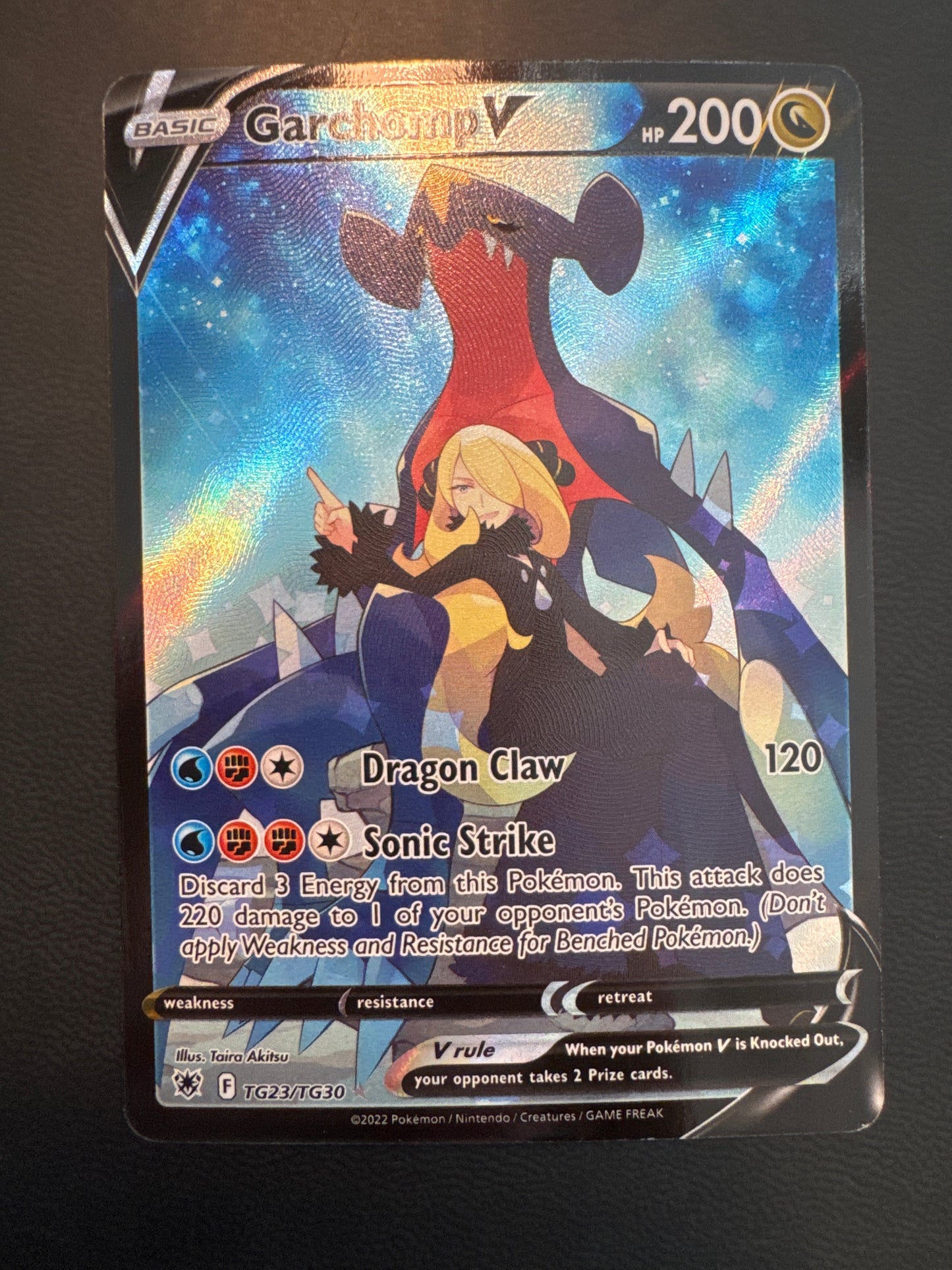 Garchomp V Astral radiance Trainer Gallery TG23 NM