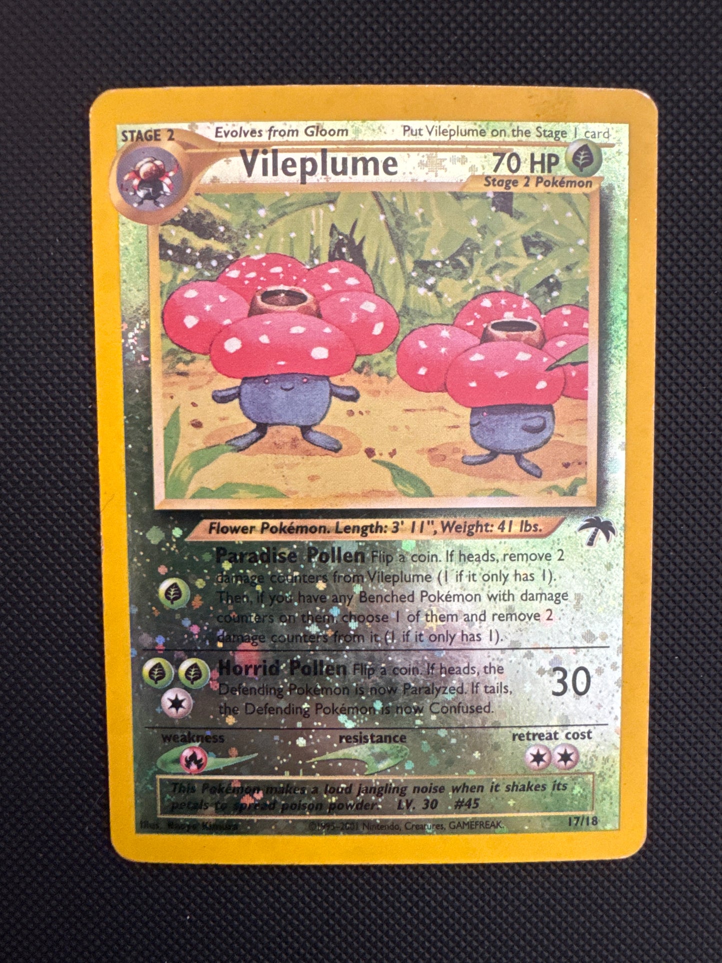 Vileplume southern islands MP 17/18