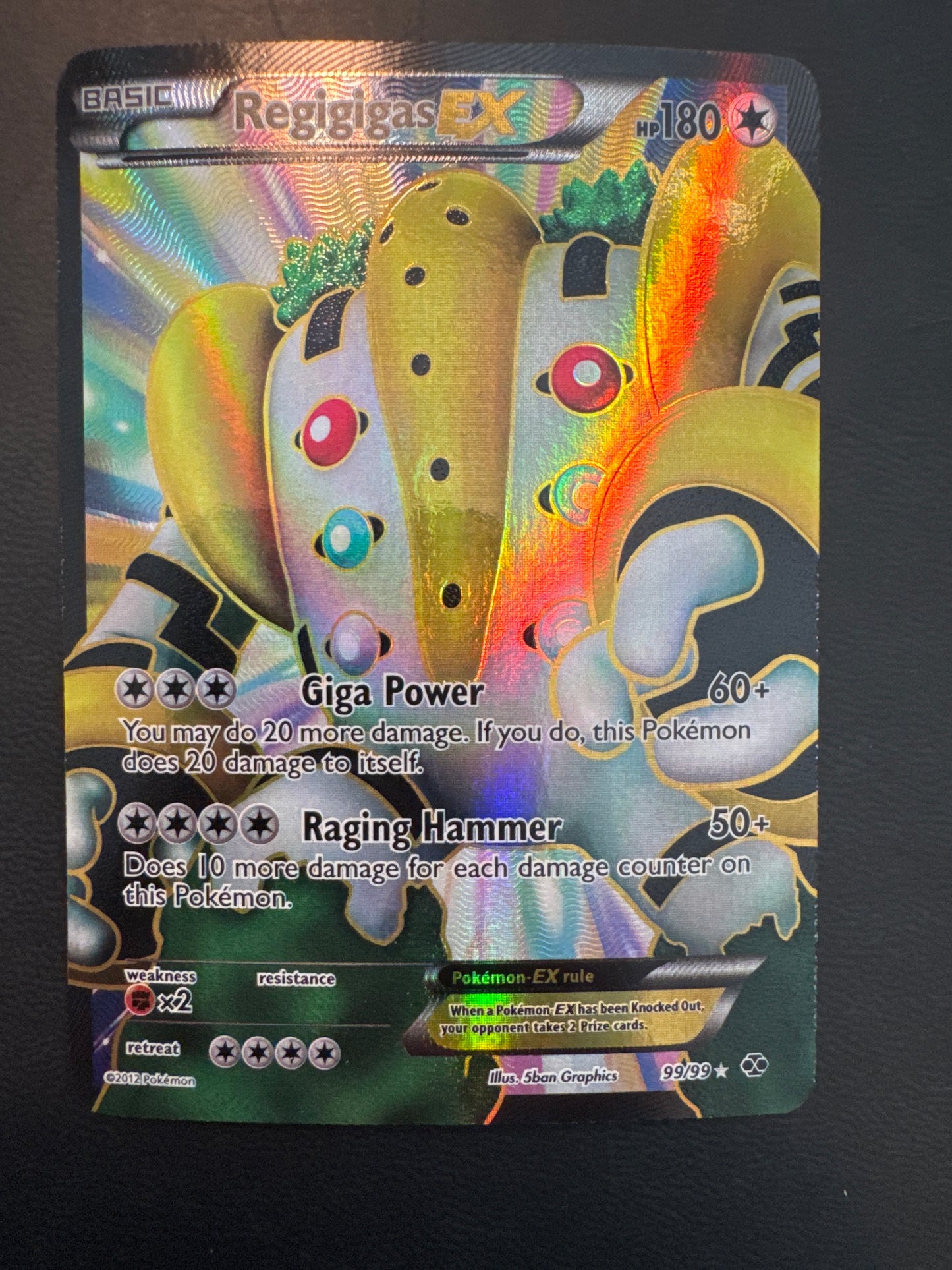 Regigigas EX Next Destinies Full Art MP