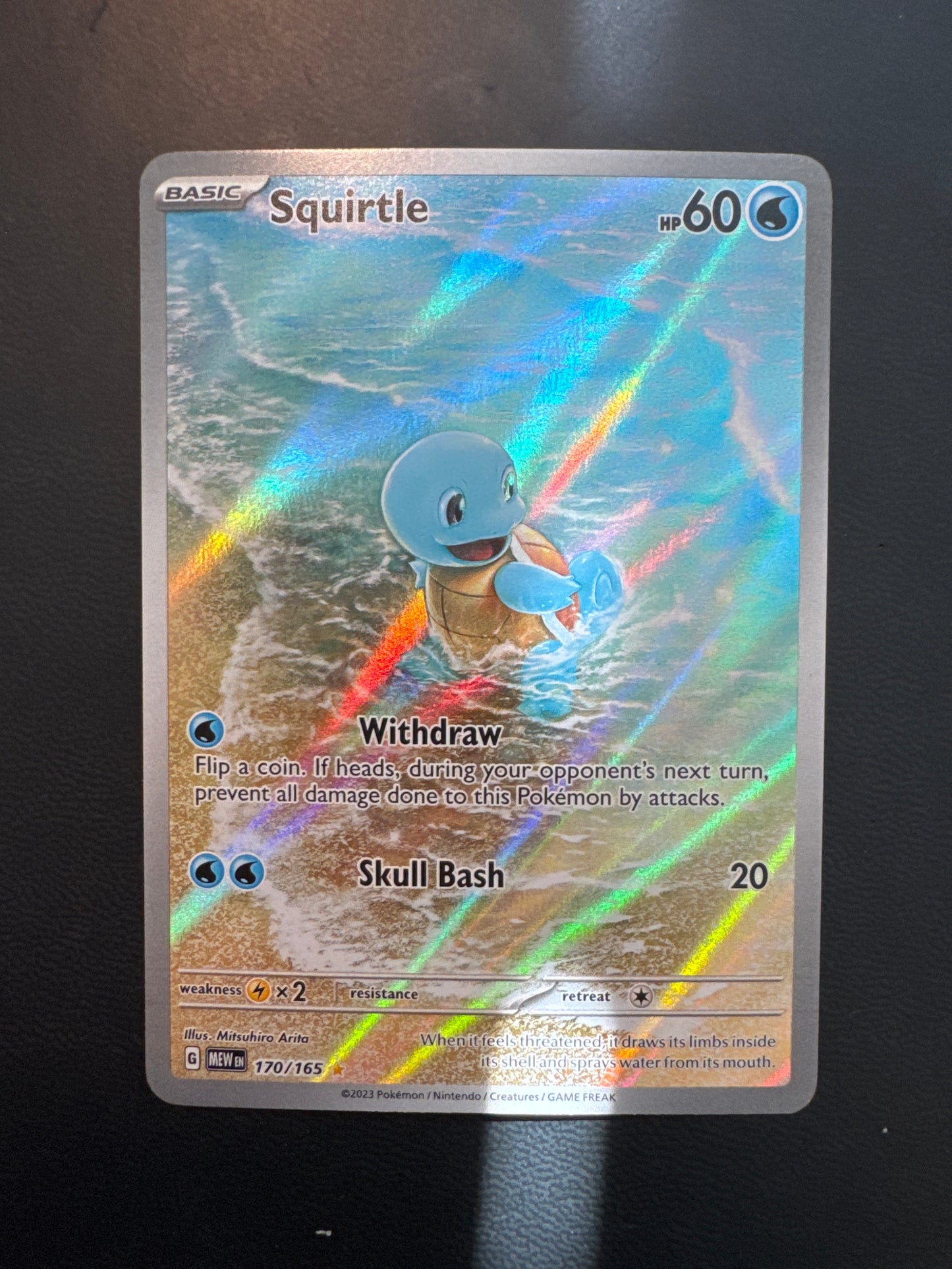 Squirtle 151 IR NM 170/165